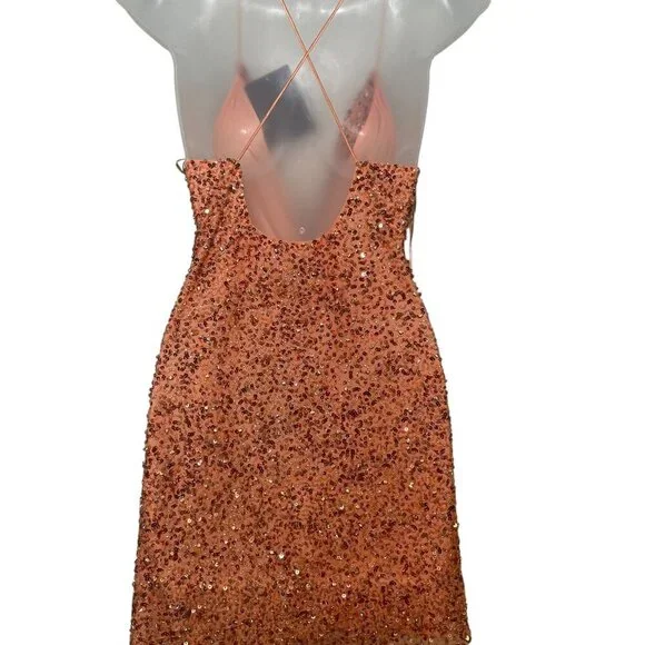 curve mesh dress OW Collection Curve Mini Dress in Red